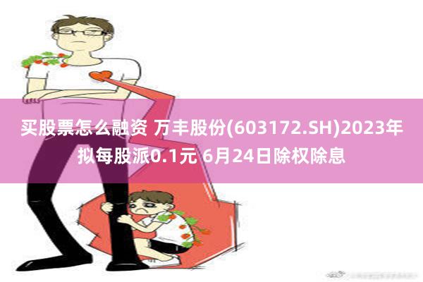 买股票怎么融资 万丰股份(603172.SH)2023年拟每股派0.1元 6月24日除权除息