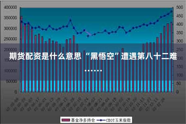 期货配资是什么意思 “黑悟空”遭遇第八十二难……