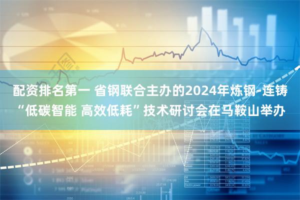 配资排名第一 省钢联合主办的2024年炼钢-连铸“低碳智能 高效低耗”技术研讨会在马鞍山举办