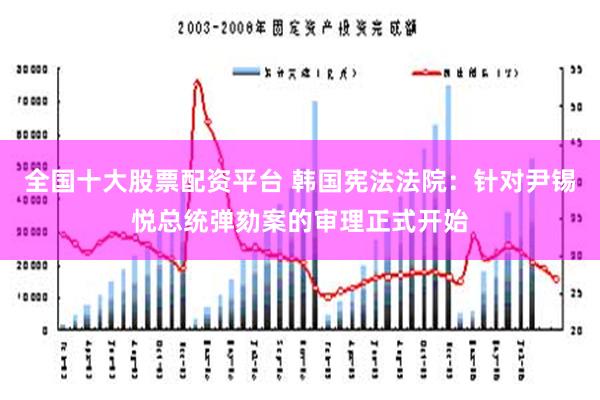 全国十大股票配资平台 韩国宪法法院：针对尹锡悦总统弹劾案的审理正式开始